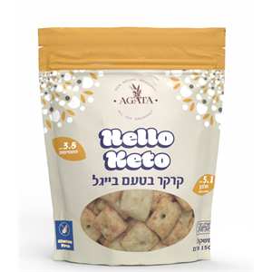 קרקר בטעם בייגל הלו קיטו 150 גרם - אגתא