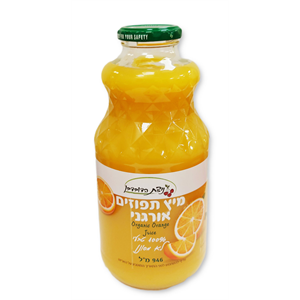 מיץ תפוזים אורגני 946 מל - ניצת הדובדבן