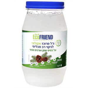 ג'ל מרוכז לניקוי רב תכליתי ע`ב שמן אורנים 1 ליטר - אקו פרינד