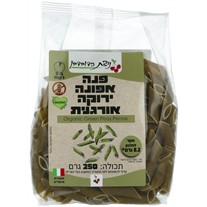 אטריות פנה אפונה ירוקה אורגניות ללא גלוטן - ניצת הדובדבן