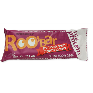 חטיף חלבון אורגני עם דובדבן ומאקה - RooBar