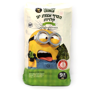 חטיף אצות ים קלויות בטעם וואסבי